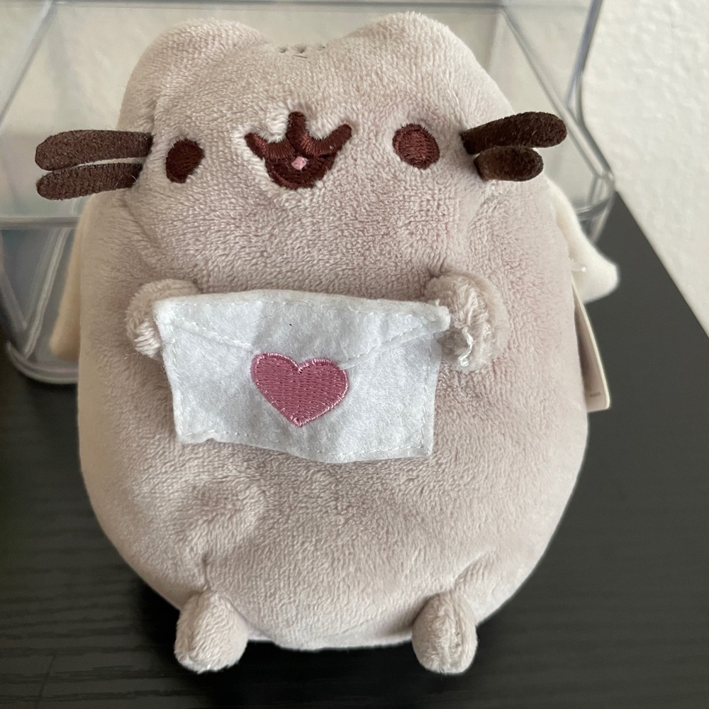 Pusheen Plush Toy with Heart